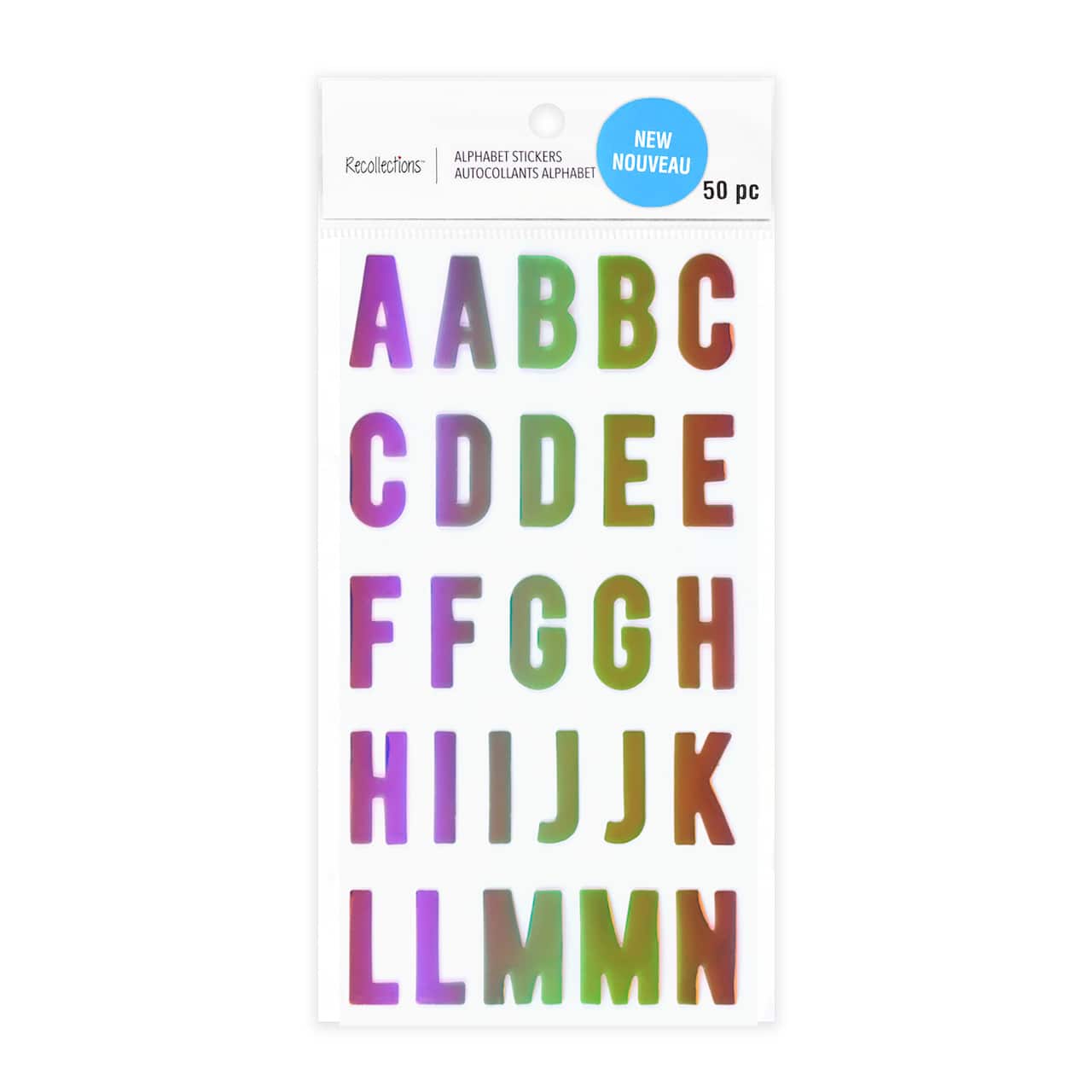 Iridescent Alphabet Stickers by Recollections&#x2122;
